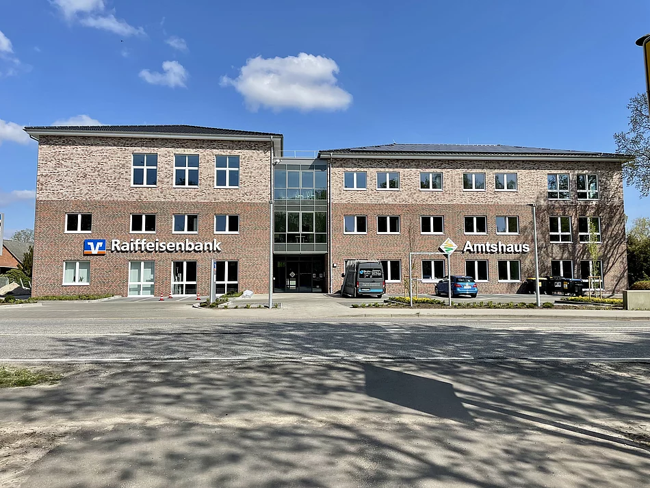 Amtshaus Geest und Marsch Südholstein. Meldeamt geschlossen am 16. Februar